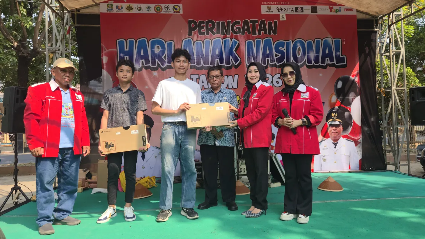 Dokumentasi kegiatan Hari Anak Nasional bersama PKBM, foto 2