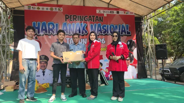 Dokumentasi kegiatan Hari Anak Nasional bersama PKBM, foto 3